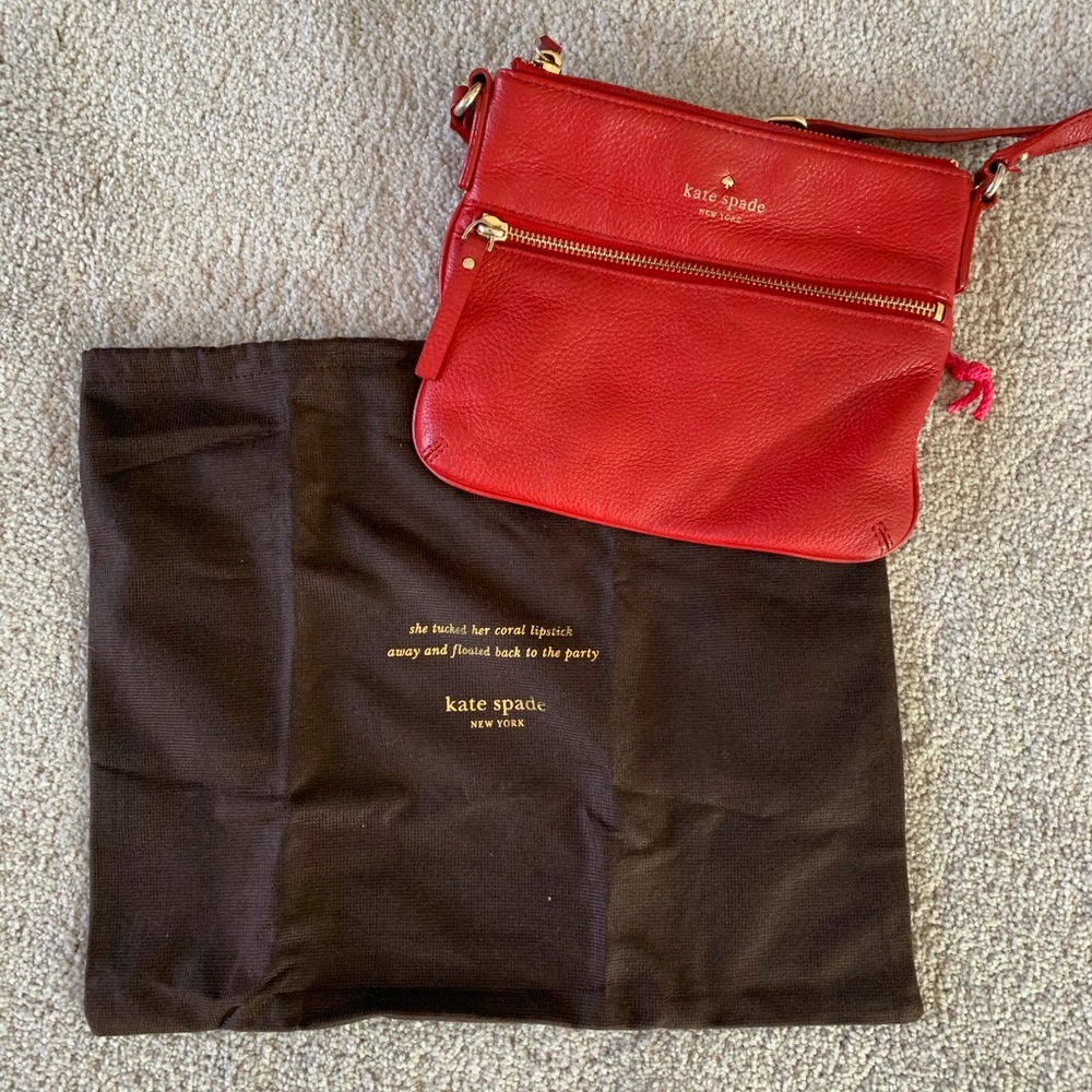 Kate Spade Crossbody- Red